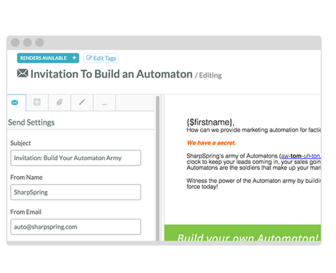 automated emails
